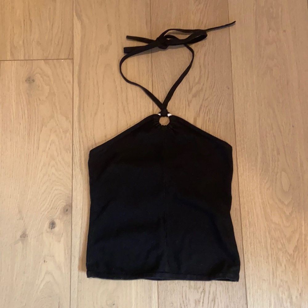 TIBI black halter top.